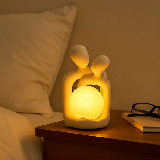 Abraço de Luz – Escultura Luminária Minimalista