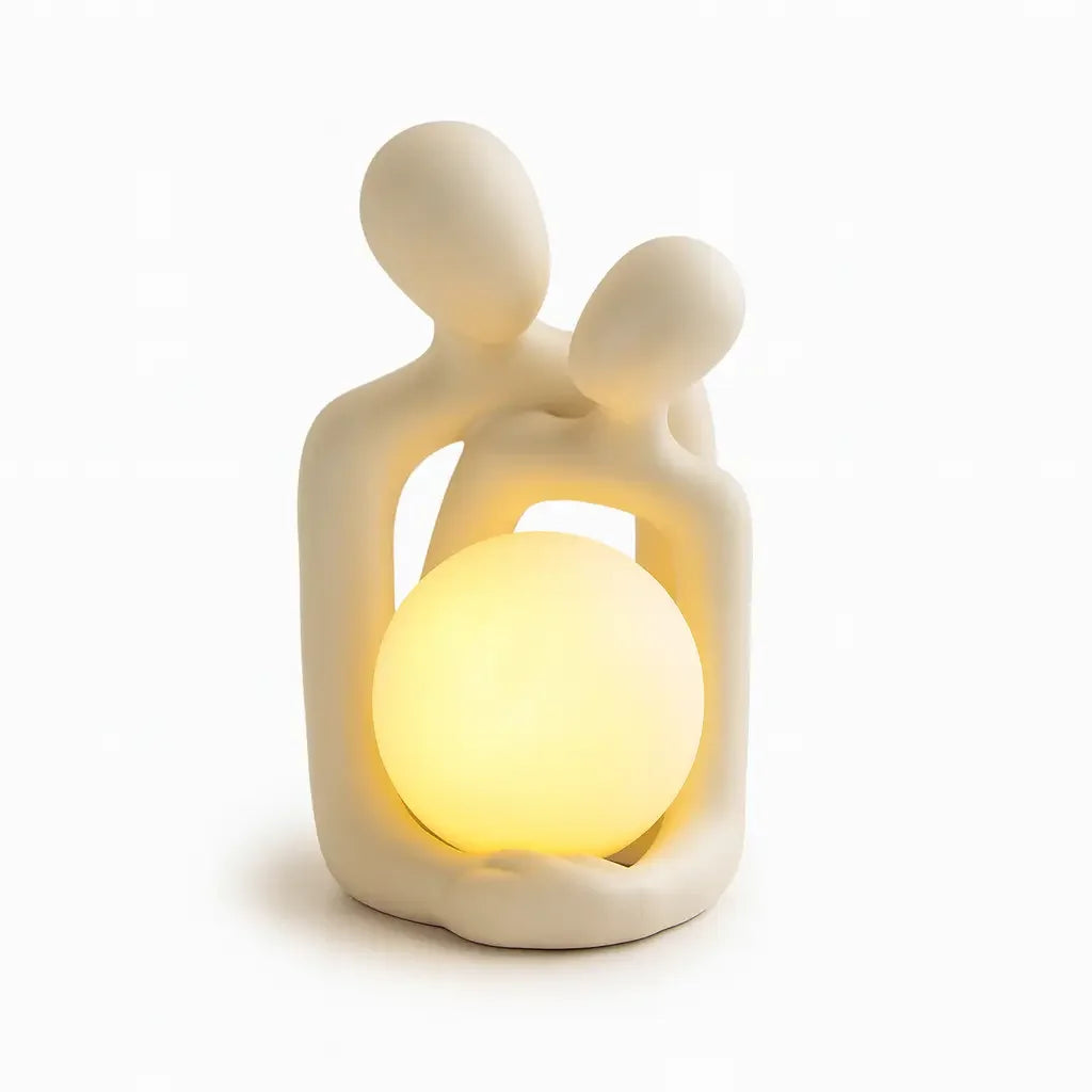 Abraço de Luz – Escultura Luminária Minimalista