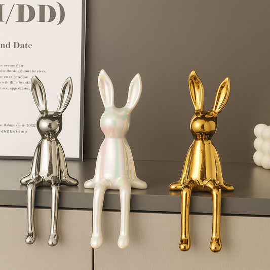 Orelha Alta – Escultura Decorativa com Brilho e Personalidad