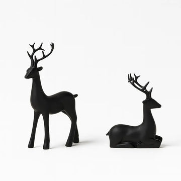 Varun – Conjunto Escultural de dois Cervos Contemplativos